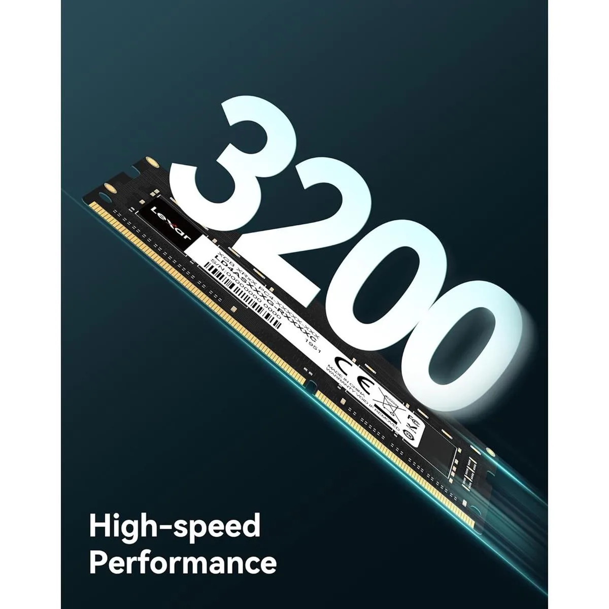 Lexar 32GB DDR4 3200MHz C22 SODIMM Laptop Memory — 2