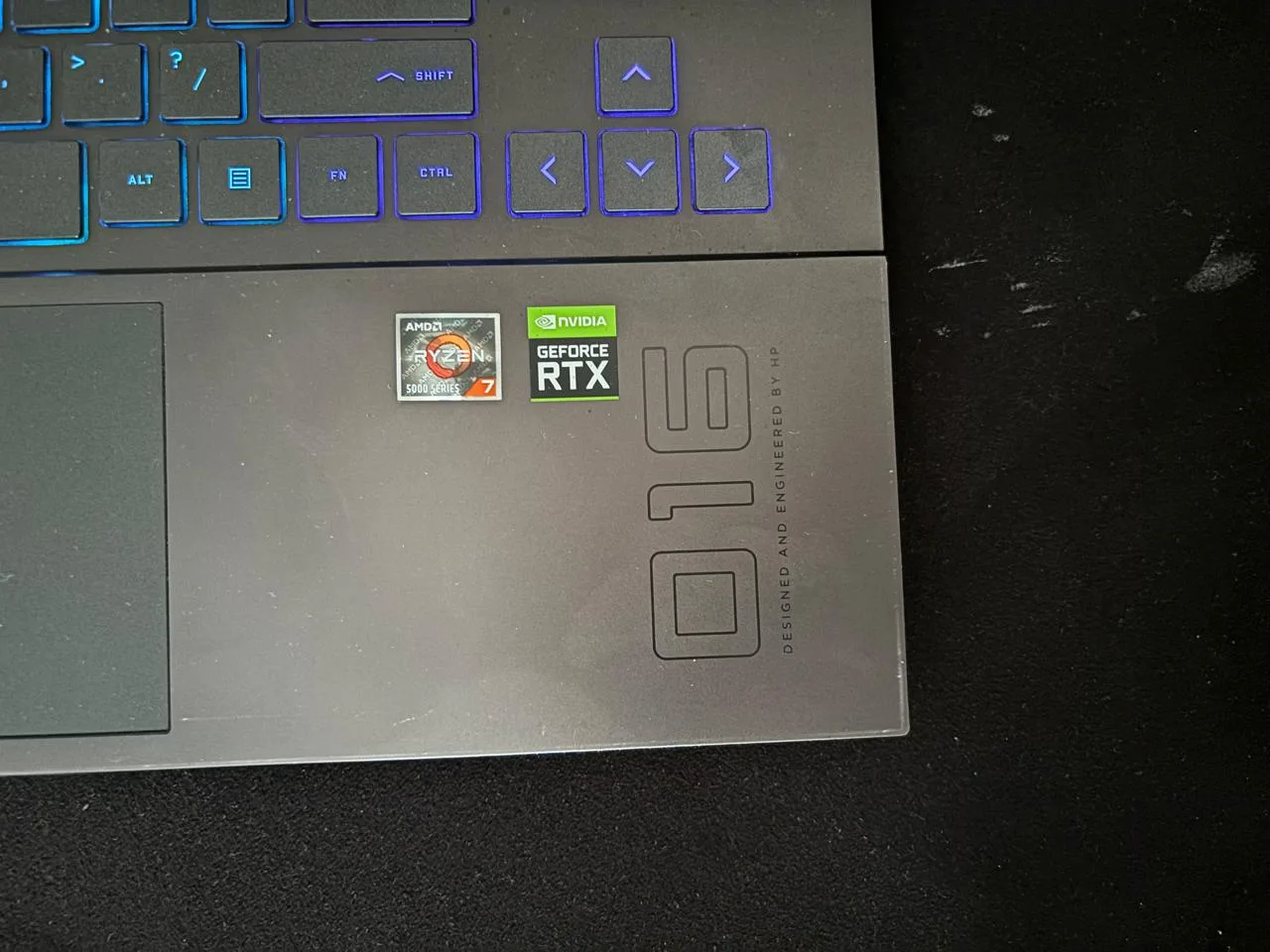 HP Omen Omen 16 AMD Ryzen 7 5800H  16GB 4gb RTX 3060TI  - Used - Good — 3