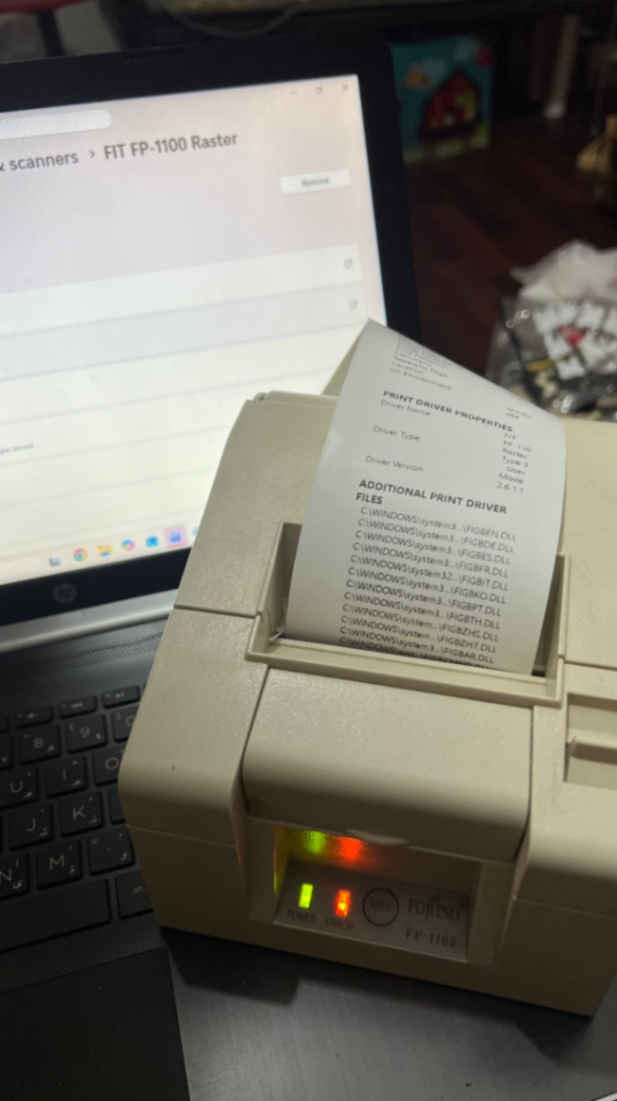 Thermal printer Fujitsu fp1100 — 1